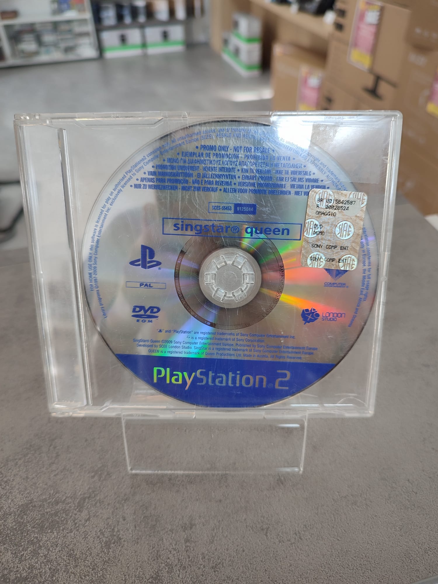 VIDEOGAME-USATO-PS2-SINGSTAR-QUEEN-PROMOTIONAL-COPY